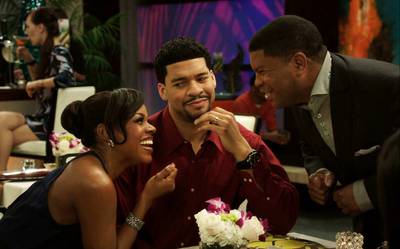 Big Break! - After suffering through a terrible film, Charles has the brilliant idea of sending Stacy on a date with another man!(Photo: BET)