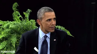 President Obama to Zach Galifianakis during comedy interview:&nbsp; - “Seriously? What’s it like for this to be the last time you’ll ever talk to a president?”  (Photo: Between Two Ferns with Zach Galifianakis via FunnyorDie.com)