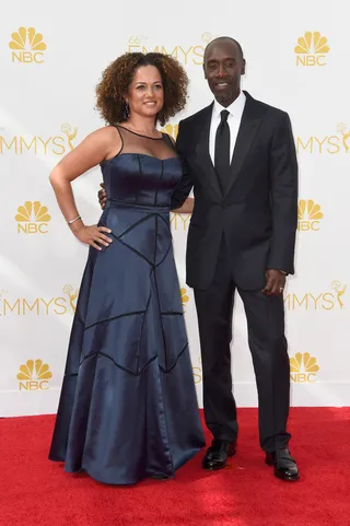 Don Cheadle and Bridgid Coulter - The Oscar-nominated actor&nbsp;has been with his actress girlfriend&nbsp;for more than two decades. The couple keeps their relationship very low-key and is known to live a pretty normal life far away from the glitz and glam of Hollywood. They share two beautiful children together.(Photo: Frazer Harrison/Getty Images)