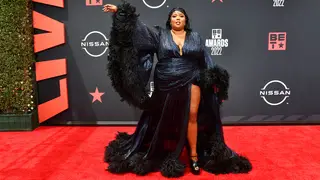 Performer Lizzo (Photo by Aaron J. Thornton/Getty Images for BET)
