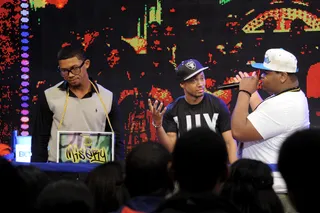 Show 'Em What You Got - reestyle Friday semi-final: Misery vs Relly at 106 &amp; Park, March 23, 2012.(Photo: John Ricard/BET)