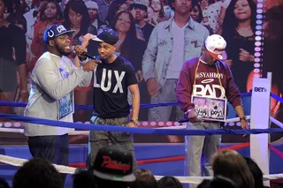 Freestyle Friday - Freestyle Friday semi-final: Payne Da Squad Boy vs Syahboy at 106 &amp; Park, March 23, 2012.(Photo: John Ricard/BET)