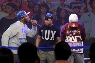 Come On Son - Freestyle Friday semi-final: Payne Da Squad Boy vs Syahboy at 106 &amp; Park, March 23, 2012.(Photo: John Ricard/BET)