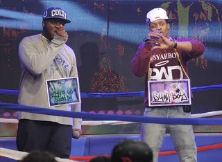 Payne Da Squad Boy vs Syahboy - Freestyle Friday semi-final: Payne Da Squad Boy vs Syahboy at 106 &amp; Park, March 23, 2012.(Photo: John Ricard/BET)