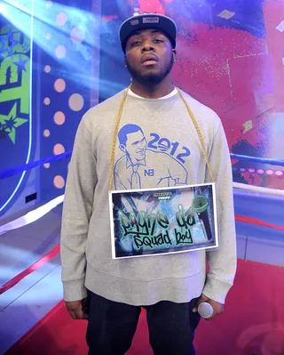 Payne Da Squad Boy - Freestyle Friday semifinalist Payne Da Squad Boy at 106 &amp; Park, March 23, 2012.(Photo: John Ricard/BET)
