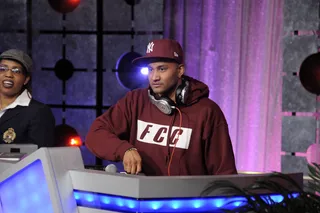 DJ Lyve - DJ Lyve provides the beats for the intense Freestyle Friday semi-final battle at 106 &amp; Park, March 23, 2012.(Photo: John Ricard/BET)