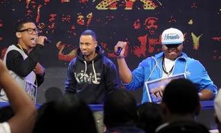 Freestyle Friday - Freestyle Friday semi-final: Misery vs Relly at 106 &amp; Park, March 23, 2012.(Photo: John Ricard/BET)