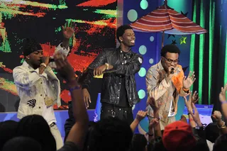 Travis Porter Performs - Travis Porter performs at 106 &amp; Park, March 23, 2012.(Photo: John Ricard/BET)