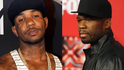 Game and 50 Cent - Hit records weren’t enough to keep 50 Cent and Game on good terms. After being ousted from G-Unit, the Los Angeles MC released a slew of diss tracks, including the epic “300 Bars and Runnin’.” Multiple attempts at reconciliation haven’t resulted in anything lasting.&nbsp;(Photos: Frank Micelotta/PictureGroup; Mark Davis/Getty Images)