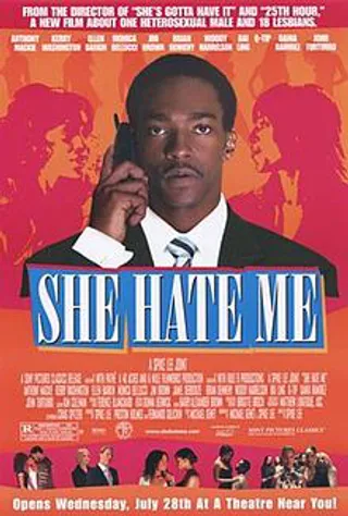 She Hate Me (2004) - In this controversial film by Spike Lee, Kerry's star rose as she played a lesbian who paid a former beau (Anthony Mackie) to impregnate her and many of her friends.(Photo: Sony Pictures)