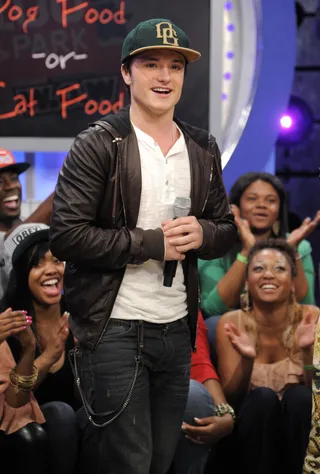 Josh Hutcherson - Josh Hutcherson at 106 &amp; Park, March 22, 2012. (Photo: John Ricard / BET)