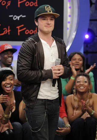 J Hutch - Josh Hutcherson at 106 &amp; Park, March 22, 2012. (Photo: John Ricard / BET)