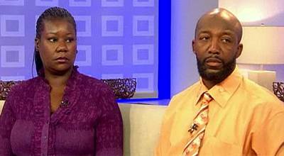 Targeted for the Color of His Skin - Sybrina Fulton, joined by Trayvon Martin's father Tracy Martin, told The Today Show she believed her son?s killing was racially motivated. ?[Zimmerman] was reacting to the color of his skin. He committed no crime. My son wasn?t doing anything but walking on the sidewalk, and I just don?t understand why this situation got out of control,? she said.&nbsp;  (Photo: NBC)