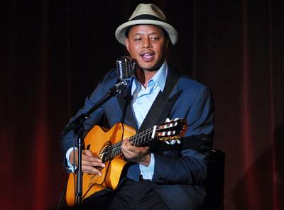 Terrence Howard - As the star of the acclaimed film Hustle &amp; Flow, we knew Terrence could rap passably. But we didn't know he was an aspiring singer as well until he released his 2008 debut Shine Through It.(Photo: Rob Loud/Getty Images)