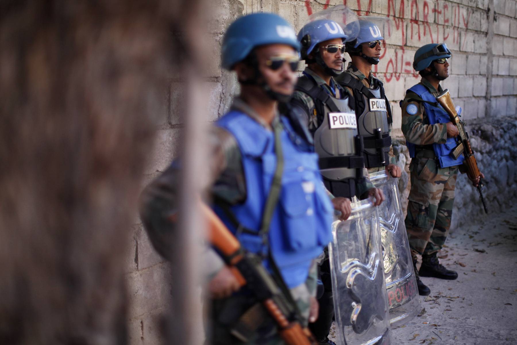 U.N. Says &quot;Rapid&quot; Justice Done in Haiti Rape Trial - The United Nations sentenced two Pakistani U.N. peacekeeping policemen to a year in prison with hard labor after a trial in Haiti found them guilty of&nbsp;sexual abuse and exploitation.(Photo: REUTERS/Eduardo Munoz)