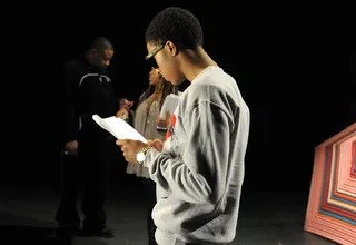 Let's Hit the Stage - Diggy Simmons backstage at 106 &amp; Park, March 20, 2012. (Photo: John Ricard/BET)