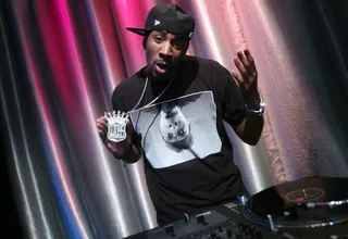Q45 - DJ Q45 at 106 &amp; Park, March 20, 2012.&nbsp; (Photo: John Ricard/BET)