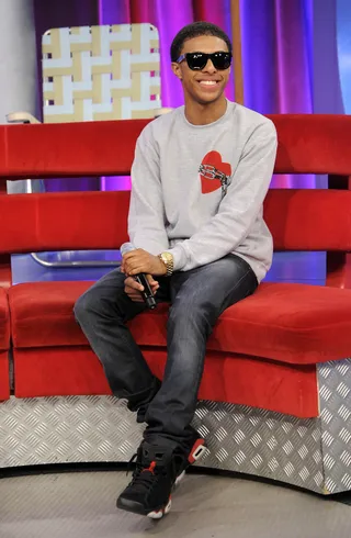 Love Y'all, Too - Diggy Simmons at 106 &amp; Park, March 20, 2012. (Photo: John Ricard/BET)