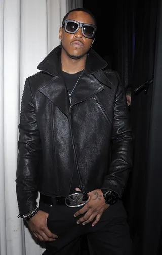Man In Black - Jeremih backstage at 106 &amp; Park, March 20, 2012. (Photo: John Ricard/BET)