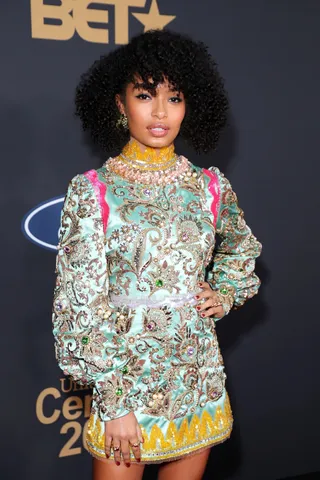 &quot;Grown-ish&quot; actress Yara Shahidi. - (Photo by Leon Bennett/Getty Images for BET)