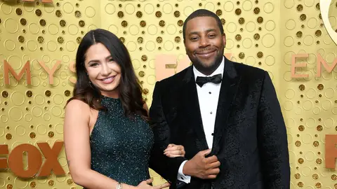 Christina Evangeline and Kenan Thompson attend the 71st Emmy Awards at Microsoft Theater on September 22, 2019 in Los Angeles, California. 