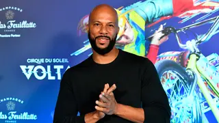 Common attends the LA Premiere Of Cirque Du Soleil's "Volta" at Dodger Stadium on January 21, 2020 in Los Angeles, California. 
