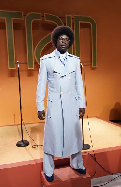 Sinqua Walls proves to be a force to be reckoned with as he portrays Don Cornelius. - (Photo: Jace Downs/BET)