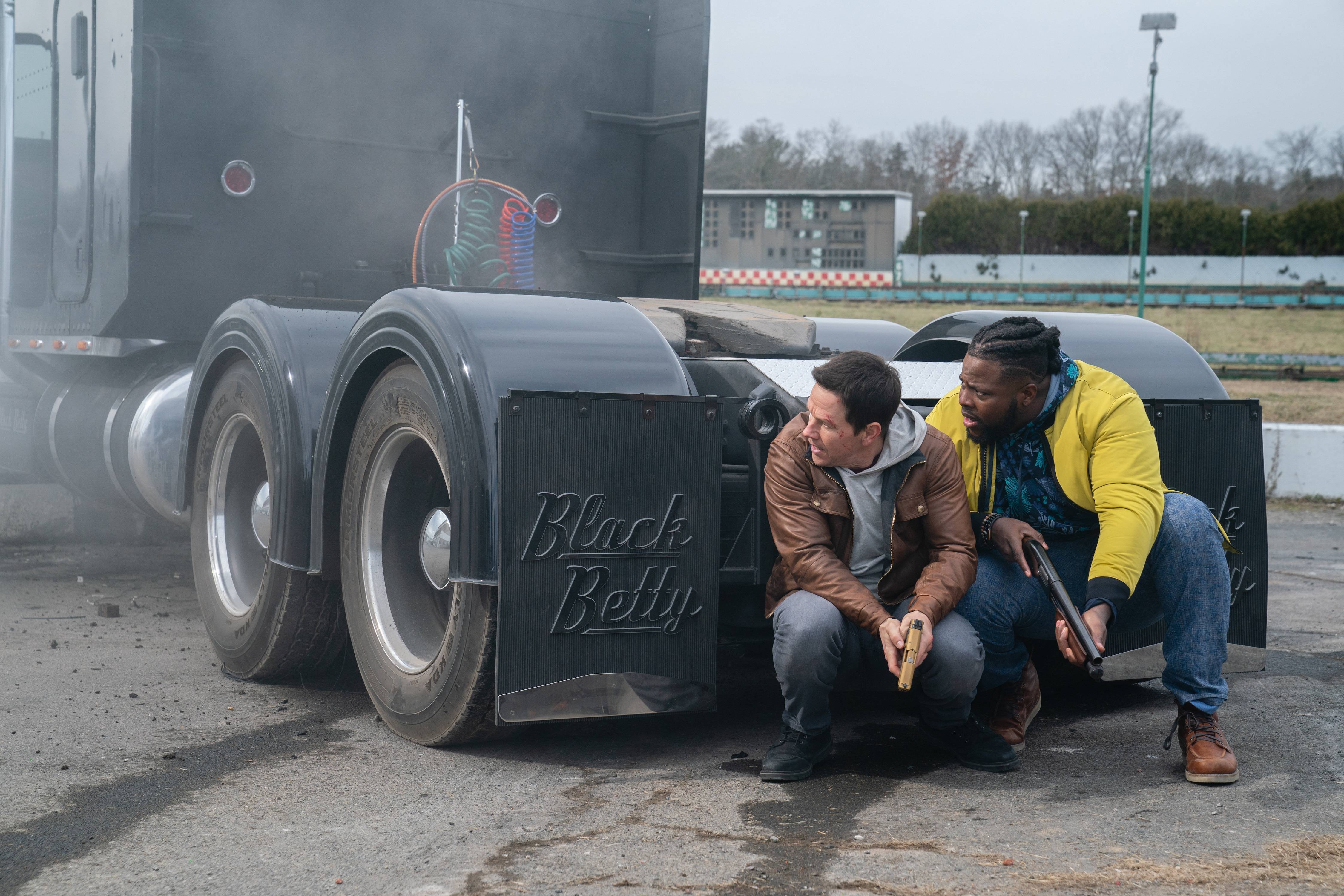 Winston Duke - With Mark Wahlberg in 'Spenser Confidential.' (Photo Credit: Netflix)