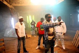 A$AP Mob is in the Building - It's more than just Rocky. A$AP (which is short for Acquiring Strength and Power) Mob has many members. For this year's Cyphers they brought out Nast, Ferg, Ant and of course Rocky.(Photo: Bennett Raglin/BET/Getty Images for BET)