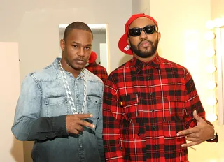 Legit - Cam'ron and Mike WiLL give one last pose while backstage at 106. (Photo: Bennett Raglin/BET/Getty Images)