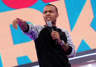 Ay Yo - Host Bow Wow points out to a member of the audience on 106. (Photo:&nbsp; Bennett Raglin/BET/Getty Images)