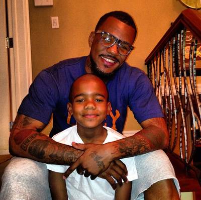 Game and Harlem Taylor - The apple doesn?t fall far from the tree for the Game. We like to think of his son, Harlem Taylor, as the pint-sized version of the Compton-born rapper.  (Photo: Game via Instagram)