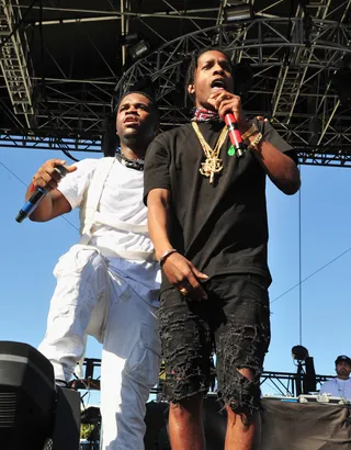 A$AP Rocky &amp; A$AP Ferg - The two A$AP Mob constituents are the greatest example of new school crew bromance. The pair that hail from Harlem have remained close since their careers mutually exploded.(Photo: Frazer Harrison/Getty Images for Coachella)