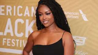 BEVERLY HILLS, CALIFORNIA - FEBRUARY 23: Javicia Leslie attends American Black Film Festival Honors Awards Ceremony at The Beverly Hilton Hotel on February 23, 2020 in Beverly Hills, California. (Photo by Leon Bennett/WireImage)