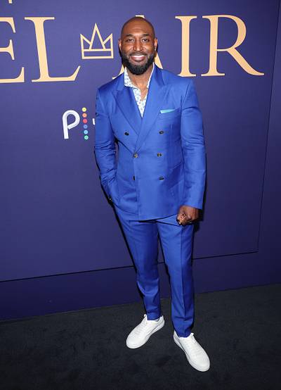 Adrian Holmes wears a - Image 5 from BET Awards 2022: 'Bel-Air' Adrian ...
