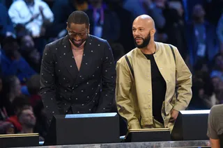 FEB 15:&nbsp;Dwyane Wade and Common&nbsp; - Dwyane Wade and Common at the 2020 State Farm All-Star Saturday Night. (Photo: Kevin Mazur/Getty Images)