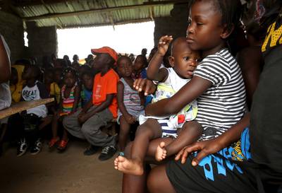 Orphans Shunned - UNICEF reported on Sept. 30 that at least 3,700 children in Liberia, Guinea and Sierra Leone whose parents have died from Ebola face being shunned. Children as young as three and four years old are in urgent need of special attention and support, the U.N. children?s organization said.(Photo: John Moore/Getty Images)