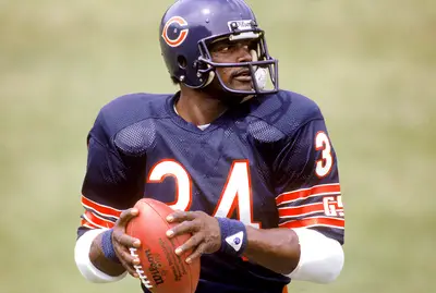 Walter Payton - The late great Walter Payton was already the NFL’s all-time leading rusher by the time the Chicago Bears rumbled their way to the 1985-86 season Super Bowl championship. Peep Payton’s iconic style, too.&nbsp;(Photo: Jonathan Daniel/Getty Images)