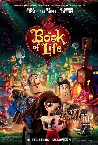 The Book of Life: October 17 - Zoe Saldana and Ice Cube are the voice actors in this animated tale about a young man named Manolo who must choose between fulfilling his family's dreams and those of his heart. He later embarks on three fantastical worlds where he faces his greatest fears.  (Photo: Twentieth Century FOX)