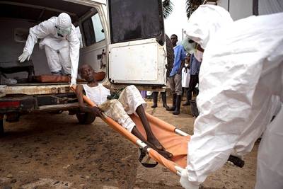 An Attack in Guinea - According to Guinean government officials, eight bodies, including those of three journalists, were reportedly found on Sept. 18 after an attack on a team trying to raise awareness about Ebola in a remote region of the country. WHO also updated its tally of Ebola?s toll: 2,630 dead out of 5,357 infected, Reuters reported.(Photo: Tanya Bindra/AP Photo)