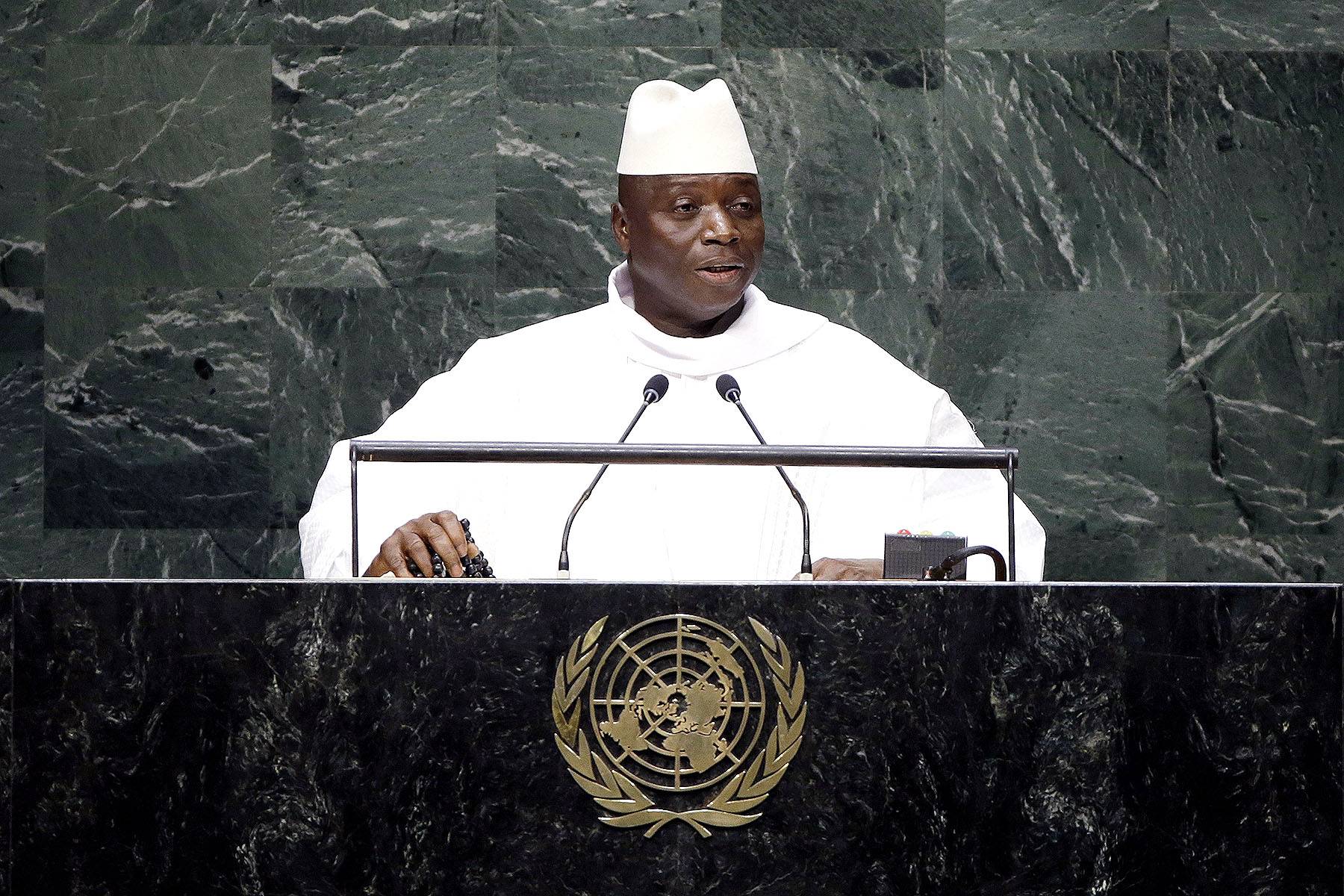 Gambia President Returns Home