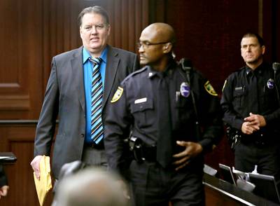 Opening Statements Begin in Retrial of Michael Dunn - On Thursday (Sept. 25), opening statements began in the retrial of Michael Dunn, who is charged with first-degree murder of Jordan Davis in November 2012. Prosecutor John Guy said Dunn fired at the vehicle Davis was sitting in &quot;with malice in his heart and intent in his hand,&quot; AP reports. The defense says that Dunn feared for his life in the moment and fired in self-defense.&nbsp;(Photo: Bob Self,The Florida Times-Union, Pool/AP Photo)