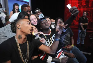 Rappers Take Selfies Too! - (Photo: Brad Barket/BET/Getty Images)