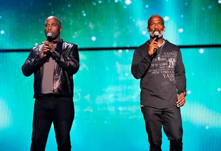 Family Affair - Brothers Marvin Winans and BeBe Winans of 3WB bless the stage in rehearsals.(Photo: David Becker/Getty Images for BET)
