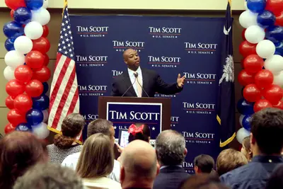 Sen. Tim Scott, South Carolina - Tim Scott has been serving in the U.S. Senate since 2012 when Gov. Nikki Haley appointed him to replace retiring Sen. Jim DeMint. In a November special election, the voters elected him by a landslide to complete the remaining two years of DeMint's term. He also is the first African-American from the South since Reconstruction elected to serve in the U.S. Senate. The South Carolina lawmaker's stock is on the rise now that Republicans are taking control of the upper chamber. In addition to serving on the panel that made committee assignments, Scott got a plum assignment on the Committee on Banking, Housing and Urban Affairs. He will also continue to serve on the committees on Health Education Labor and Pensions; Small Business and Entrepreneurship; and Aging.   (Photo: Kim Kim Foster-Tobin/The State/MCT)