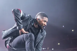 The Performer - Usher performs on stage during his UR Experience tour at Quicken Loans Arena in Cleveland.(Photo: Patrick R. Murphy/Getty Images)
