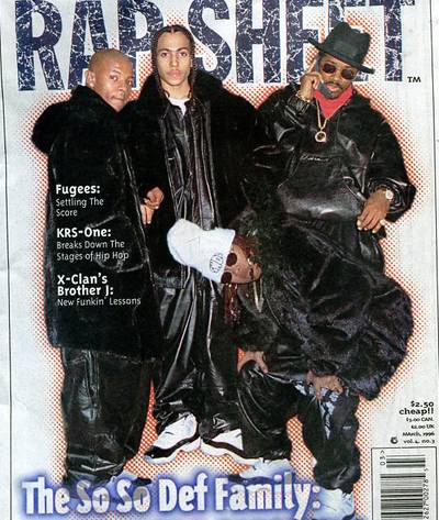 Da Bomb - Kriss Kross brought Da Brat into the game after introducing her to their producer Jermaine Dupri&nbsp;and the So So Def squad is featured here on the cover of Rap Sheet magazine. Da Brat made her lyrical debut on the Double K's title cut off their sophomore album,&nbsp;Da Bomb, in 1993 and the track was one of many So So Def posse cuts featuring the three emcees. Another one of their stellar collaborations was &quot;Live and Die for Hip Hop,&quot; which also featured J.D., Mr. Black and Aaliyah.(Photo: Rap Sheet)