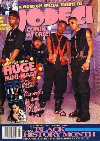 Classic Jodeci  - Here they are in their classic all black with combat boots. Perfect for a teeny-bopper magazine.
