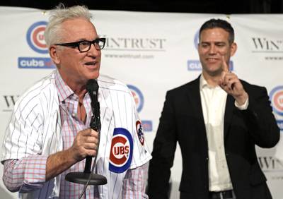 Chicago Cubs Hire Joe Maddon as New Manager - The Chicago Cubs have a brand new manager — former Tampa Bay Rays skipper Joe Maddon. According to the Associated Press, Maddon's deal is worth $25 million with postseason incentives. Maddon said he's going to talk playoff and World Series prospects in 2015 as part of the franchise setting the bar high.&nbsp;(Photo: AP Photo/M. Spencer Green)