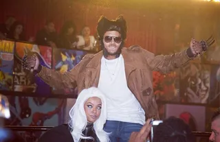 Karrueche and Chris Brown - Party number three for Kae and Chris proves to be a scary treat. The duo hit Las Vegas in X-men themed attire. Their Wolverine and Storm costumes are the best yet. (Photo: Karrueche Tran via Instagram)
